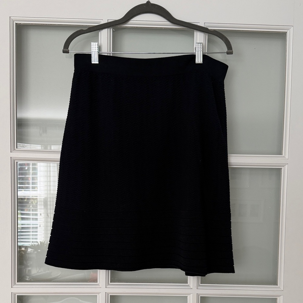 CAbi Classic Navy A-Line Skirt